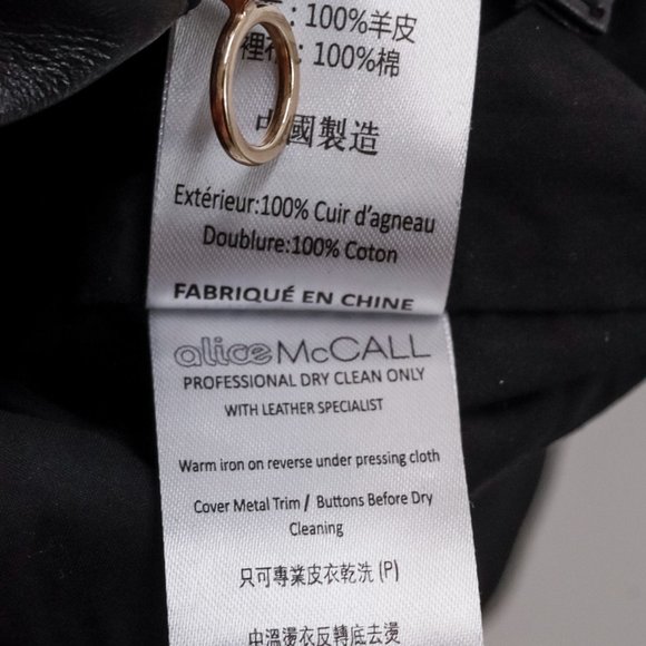 Alice McCall Cherry on Baby Leather Mini Dress - Picture 13 of 14